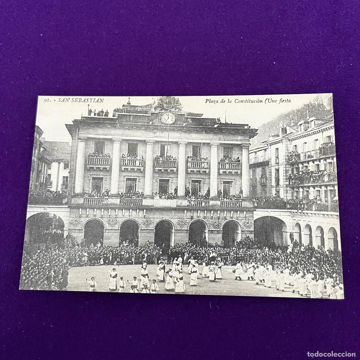 Cartes Postales: POSTAL DE SAN SEBASTIAN (GUIPUZCOA). PLAZA DE LA CONSTITUCION.