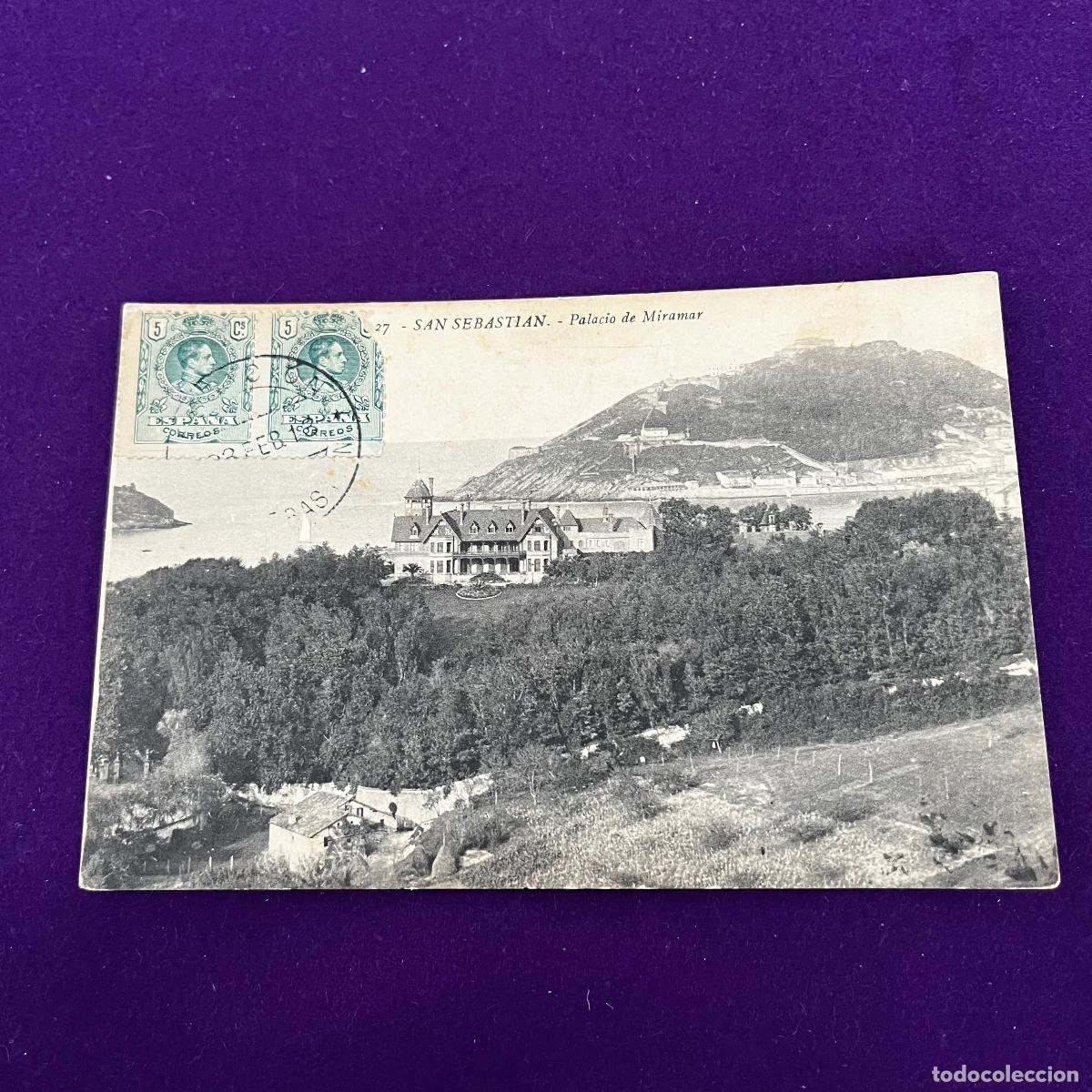 Cartes Postales: POSTAL DE SAN SEBASTIAN (GUIPUZCOA). PALACIO DE MIRAMAR.