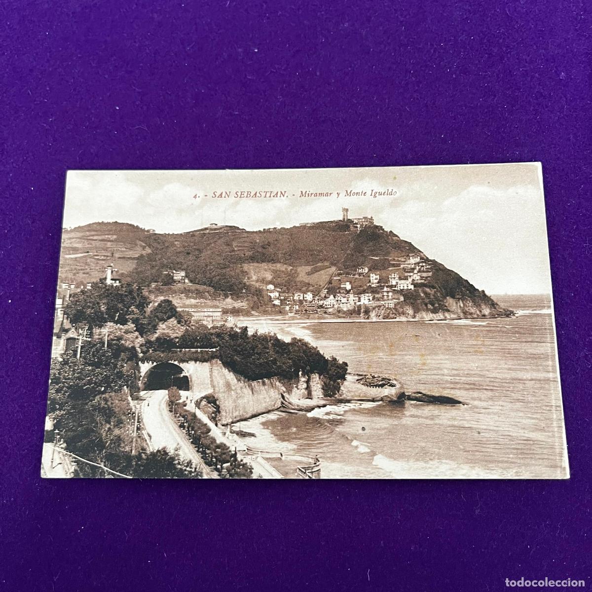 Postcards: POSTAL DE SAN SEBASTIAN (GUIPUZCOA). MIRAMAR Y MONTE IGUELDO.