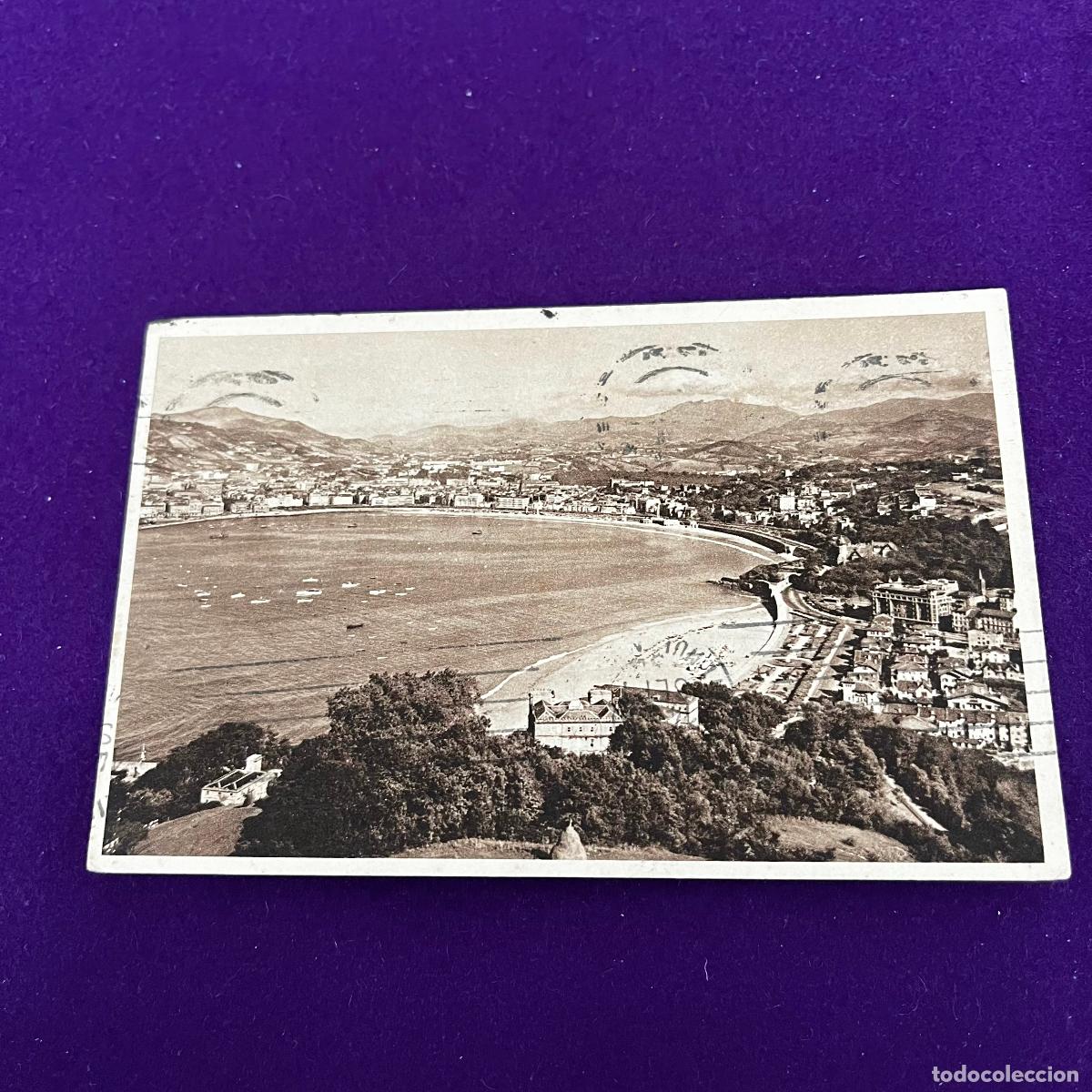 Postcards: POSTAL DE SAN SEBASTIAN (GUIPUZCOA). VISTA DESDE EL MONTE IGUELDO.