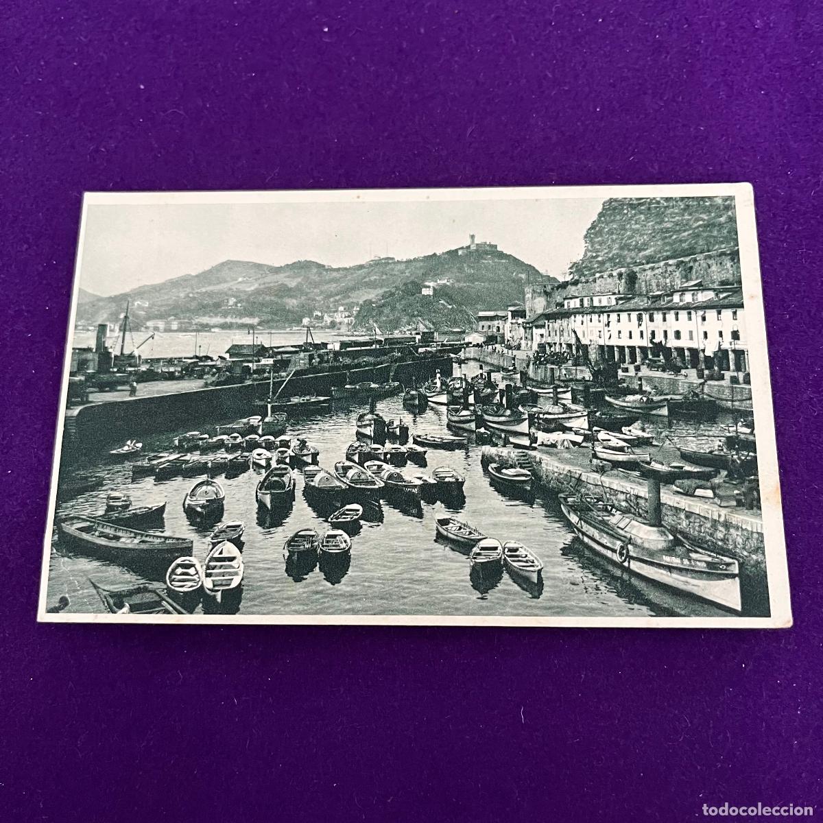 Postales: POSTAL DE SAN SEBASTIAN (GUIPUZCOA). PUERTO DE PESCADORES.