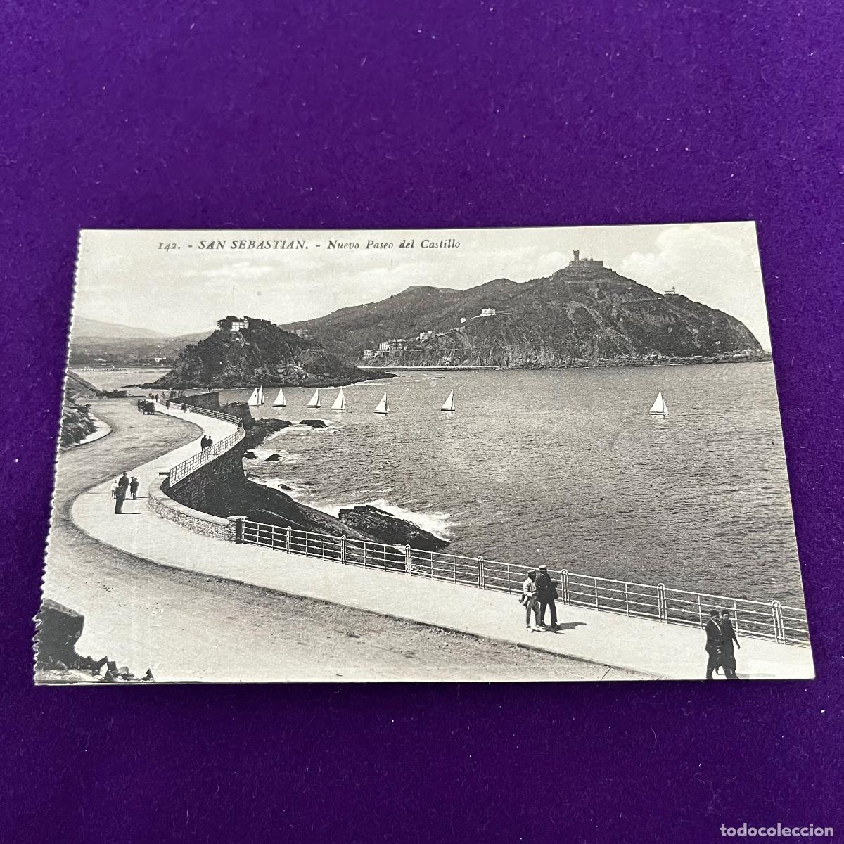 Postales: POSTAL DE SAN SEBASTIAN (GUIPUZCOA). NUEVO PASEO DEL CASTILLO.