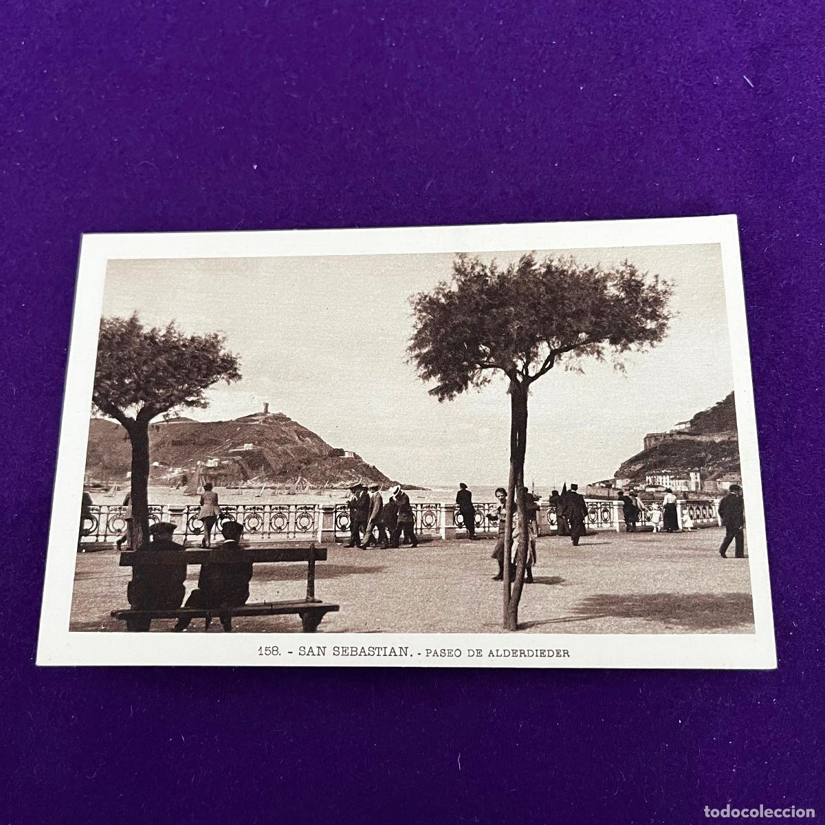 Postales: POSTAL DE SAN SEBASTIAN (GUIPUZCOA). PASEO DE ALDERDI EDER.