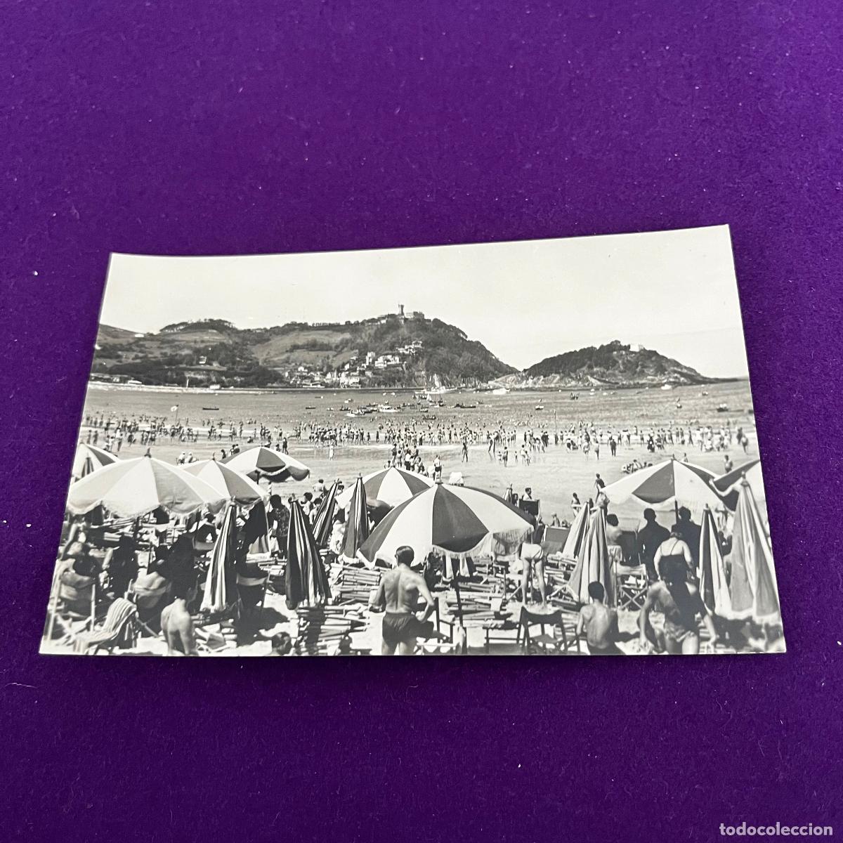 Postales: POSTAL DE SAN SEBASTIAN (GUIPUZCOA). VISTA PARCIAL DE LA PLAYA.