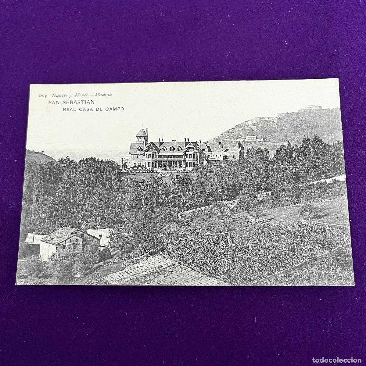 Postales: POSTAL DE SAN SEBASTIAN (GUIPUZCOA). REAL CASA DE CAMPO.