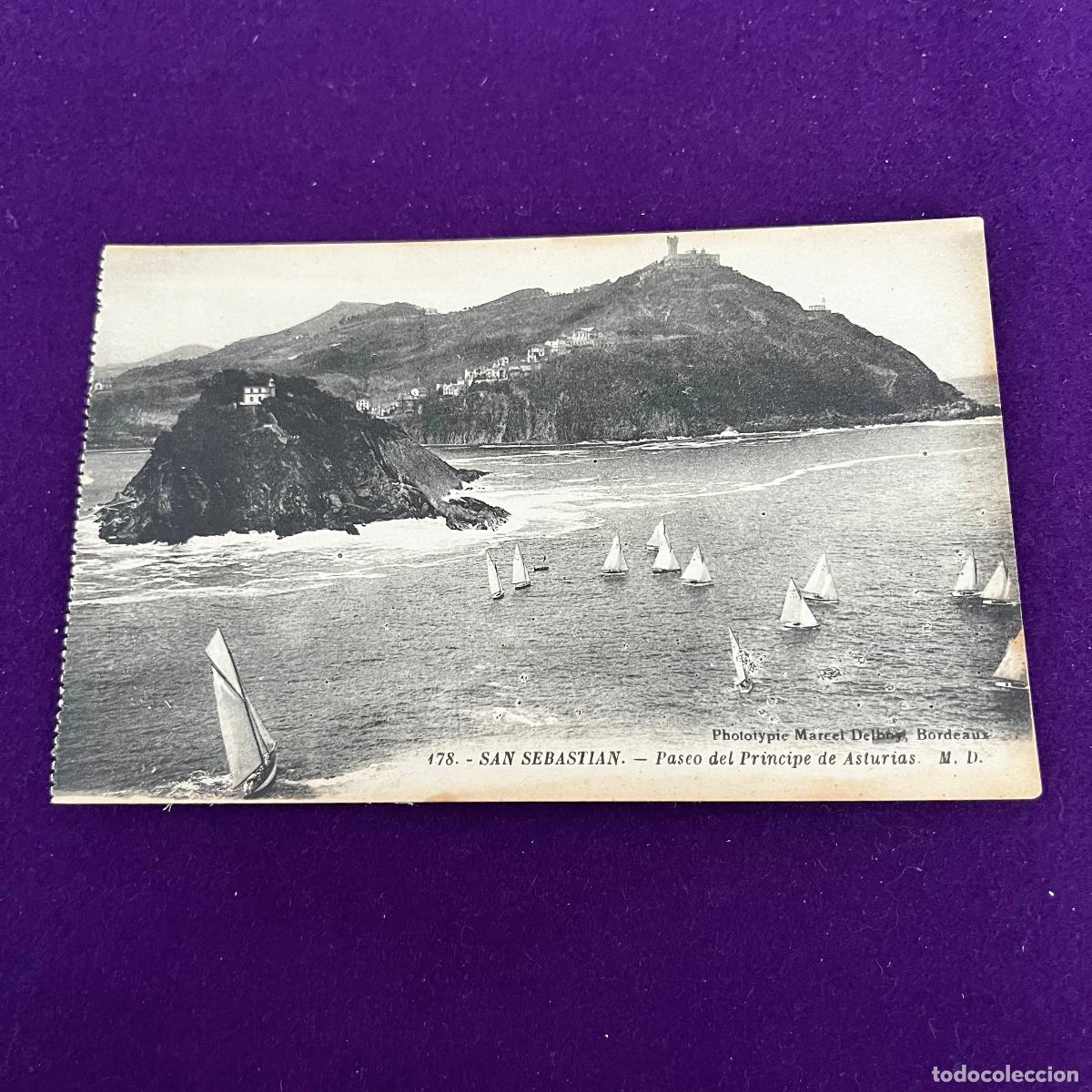 Postales: POSTAL DE SAN SEBASTIAN (GUIPUZCOA). PASEO DEL PRINCIPE DE ASTURIAS.