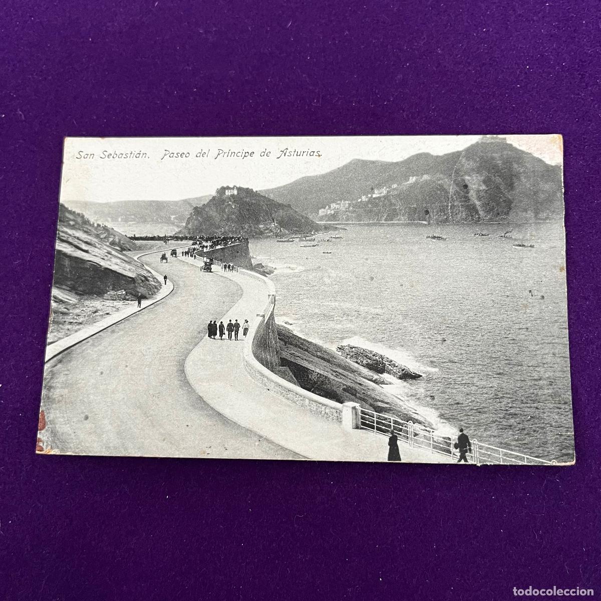 Postales: POSTAL DE SAN SEBASTIAN (GUIPUZCOA). PASEO DEL PRINCIPE DE ASTURIAS.
