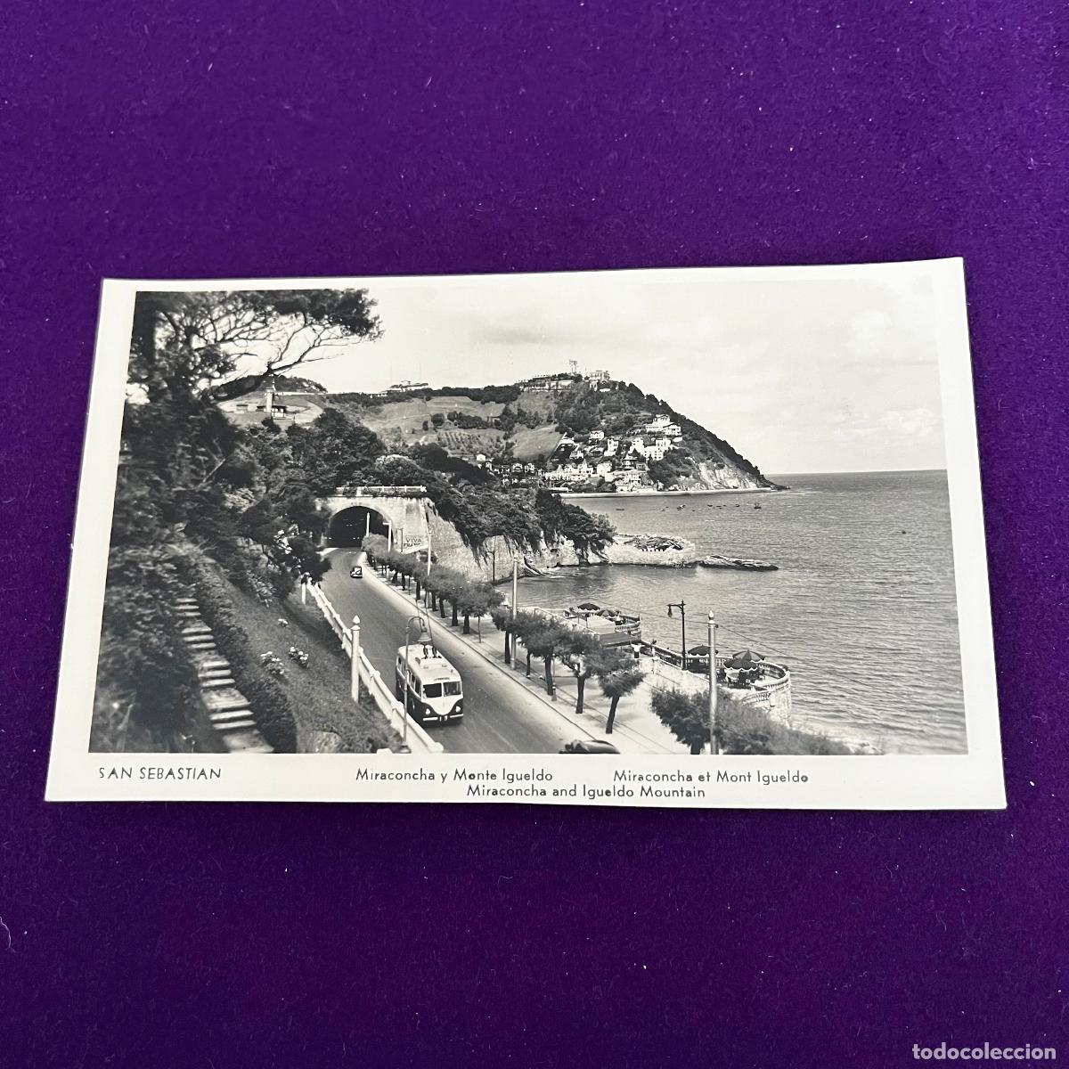 Postales: POSTAL DE SAN SEBASTIAN (GUIPUZCOA). MIRACONCHA Y MONTE IGUELDO.