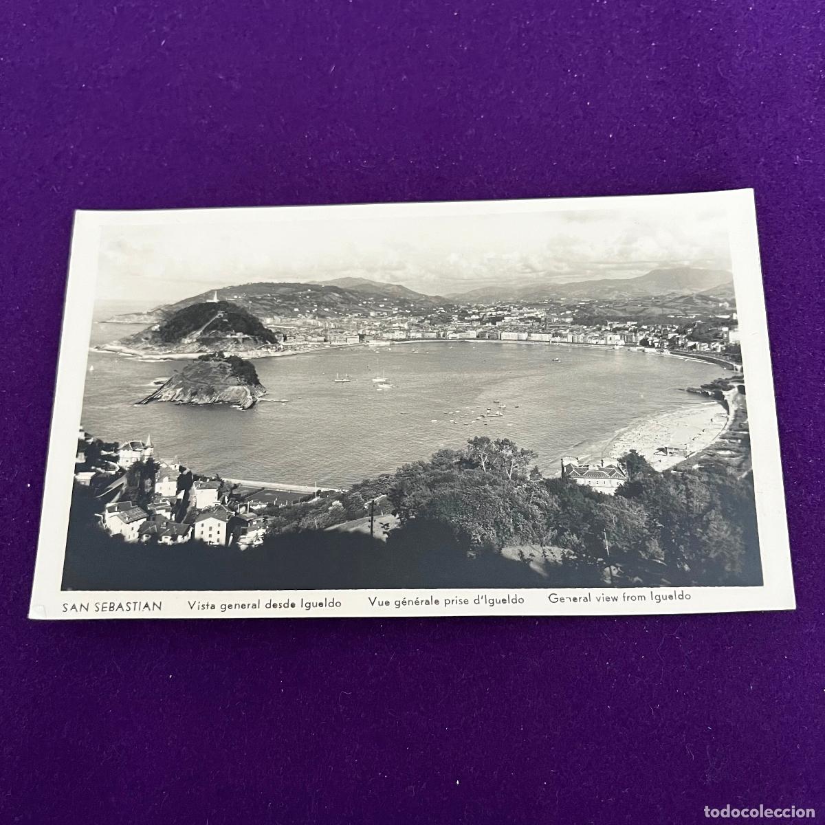 Postales: POSTAL DE SAN SEBASTIAN (GUIPUZCOA). VISTA GENERAL DESDE IGUELDO.