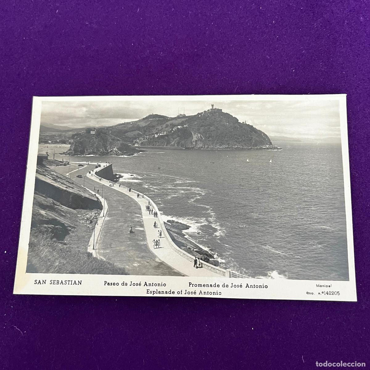 Postales: POSTAL DE SAN SEBASTIAN (GUIPUZCOA). PASEO DE JOSE ANTONIO.