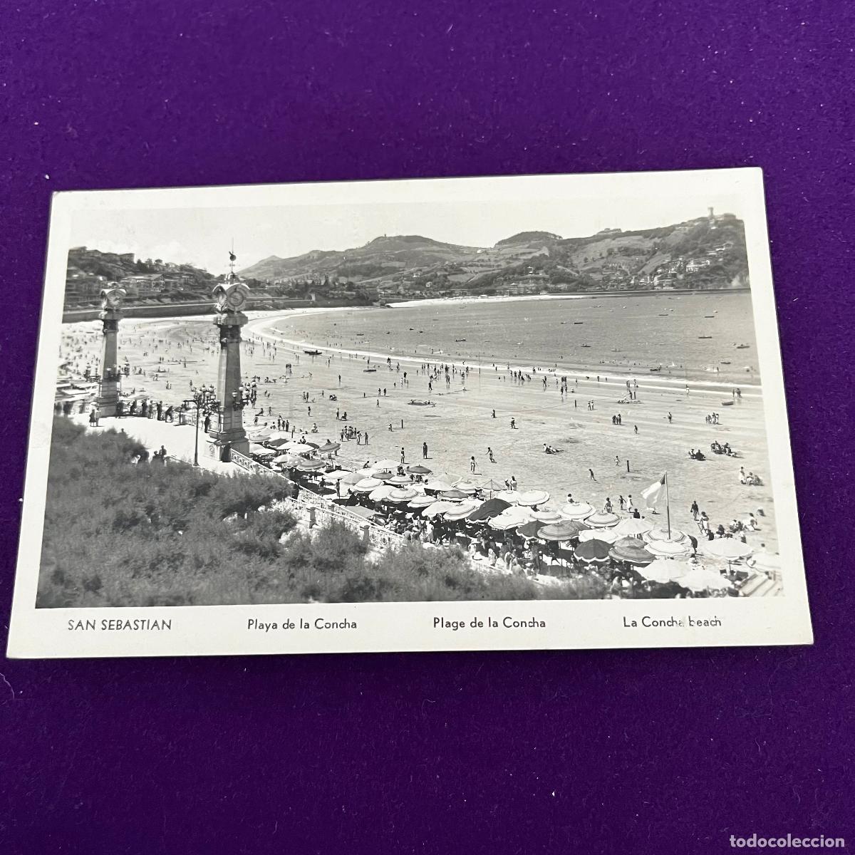 Postales: POSTAL DE SAN SEBASTIAN (GUIPUZCOA). PLAYA DE LA CONCHA.