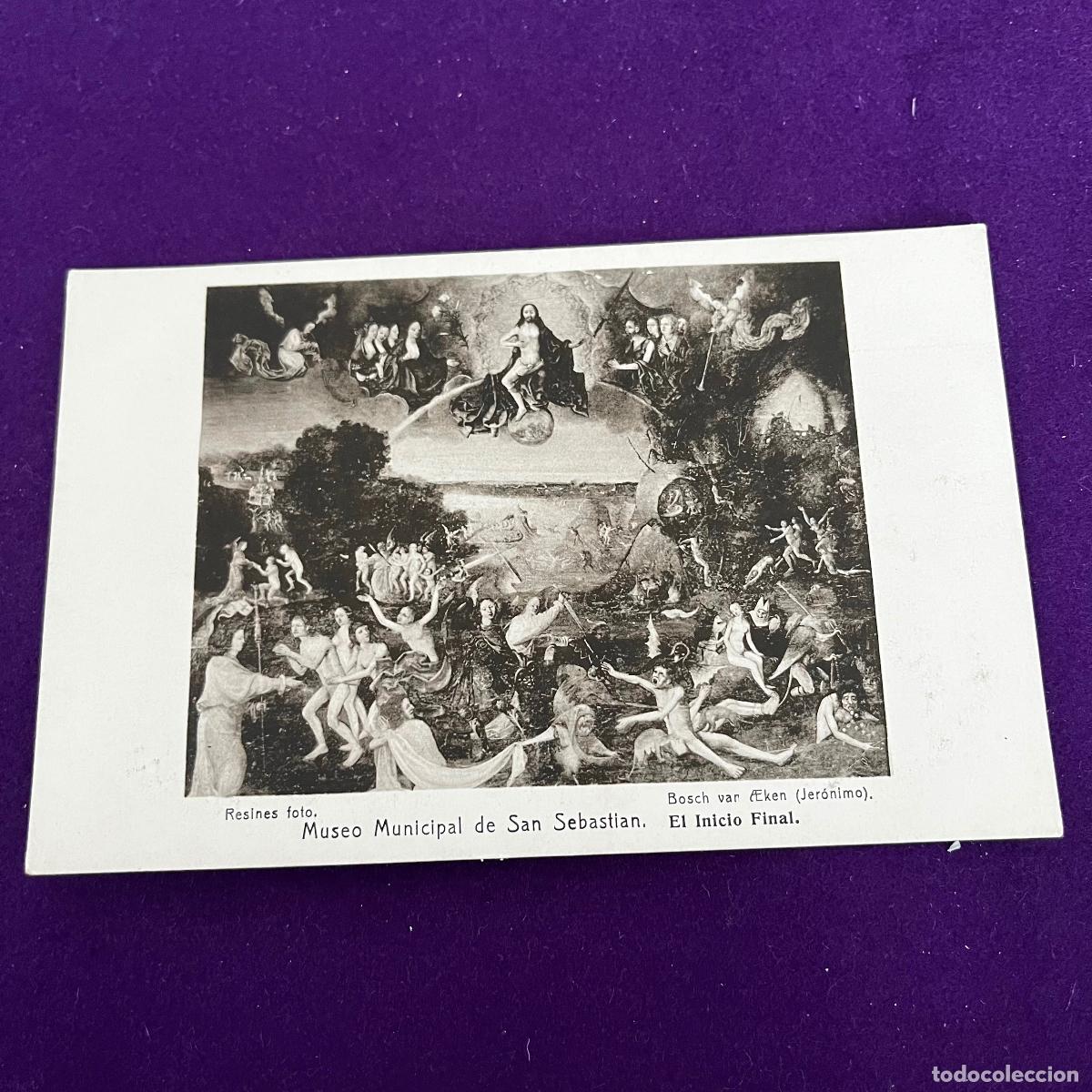 Postales: POSTAL DE SAN SEBASTIAN (GUIPUZCOA). MUSEO DE SAN SEBASTIAN. EL INICIO FINAL.