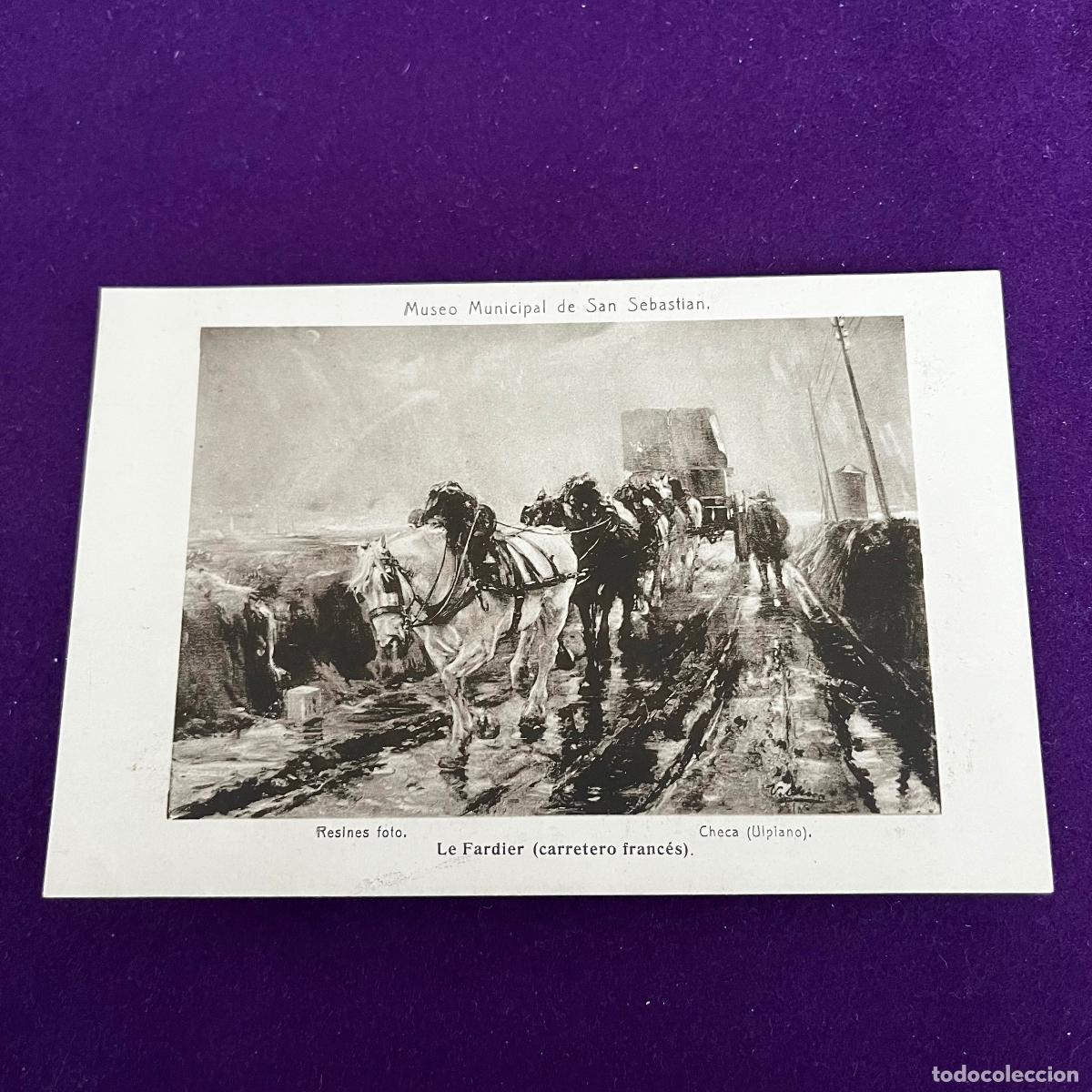 Postales: POSTAL DE SAN SEBASTIAN (GUIPUZCOA). MUSEO DE SAN SEBASTIAN. LE FARDIER.
