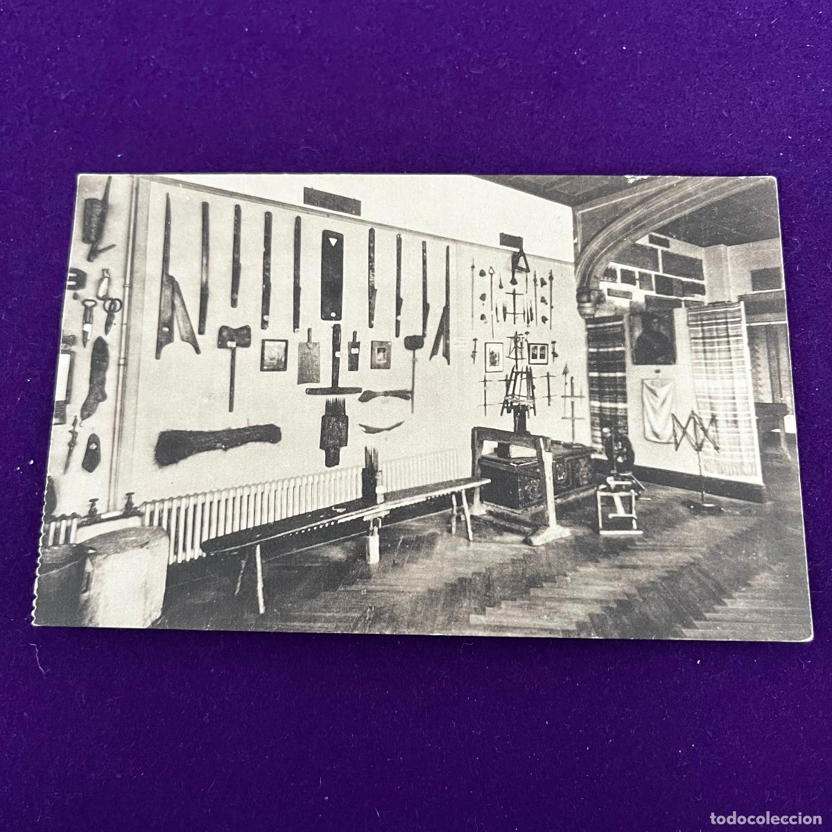 Postales: POSTAL DE SAN SEBASTIAN (GUIPUZCOA). MUSEO DE SAN TELMO. UTILES PARA TRATAR EL LINO.