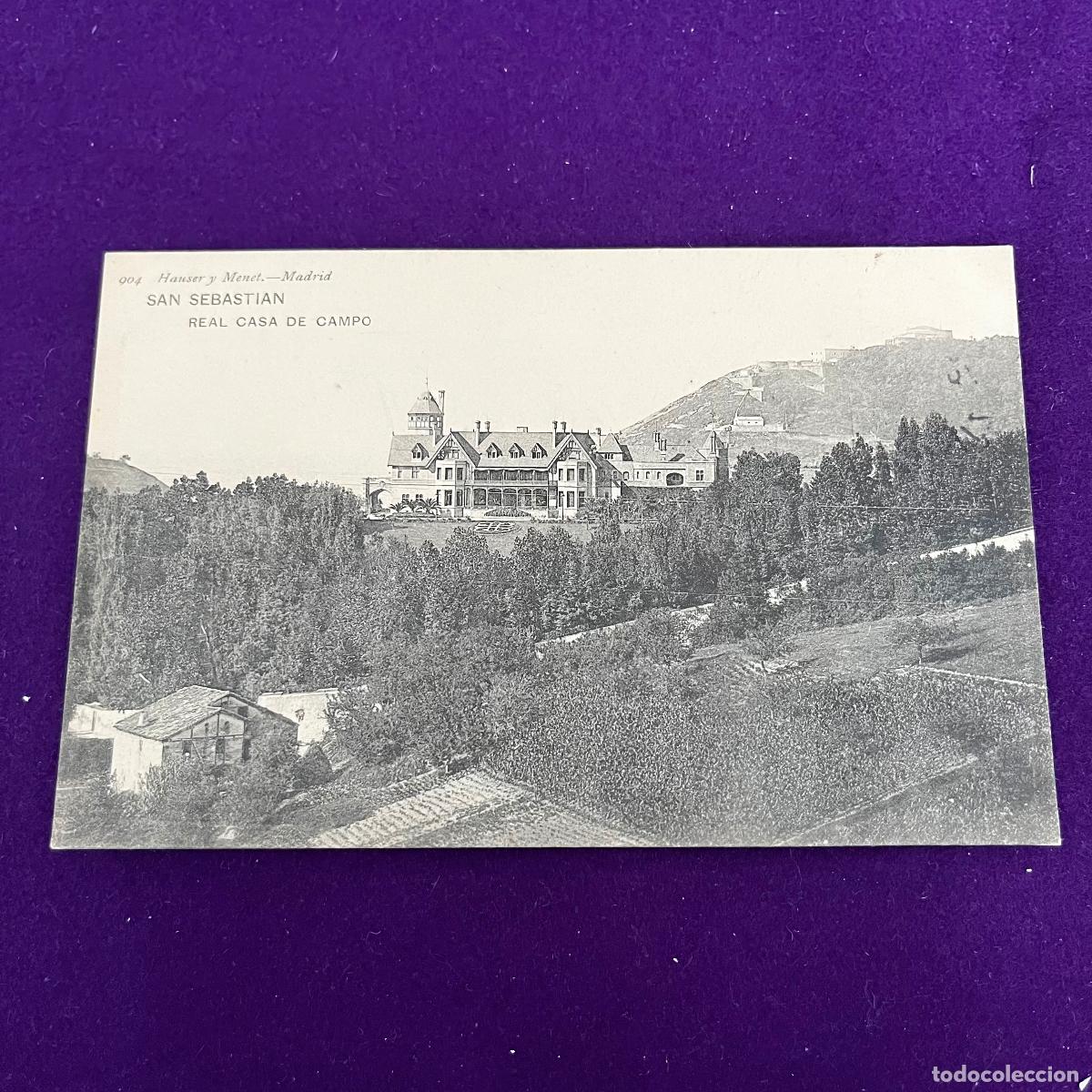 Postales: POSTAL DE SAN SEBASTIAN (GUIPUZCOA). REAL CASA DE CAMPO.