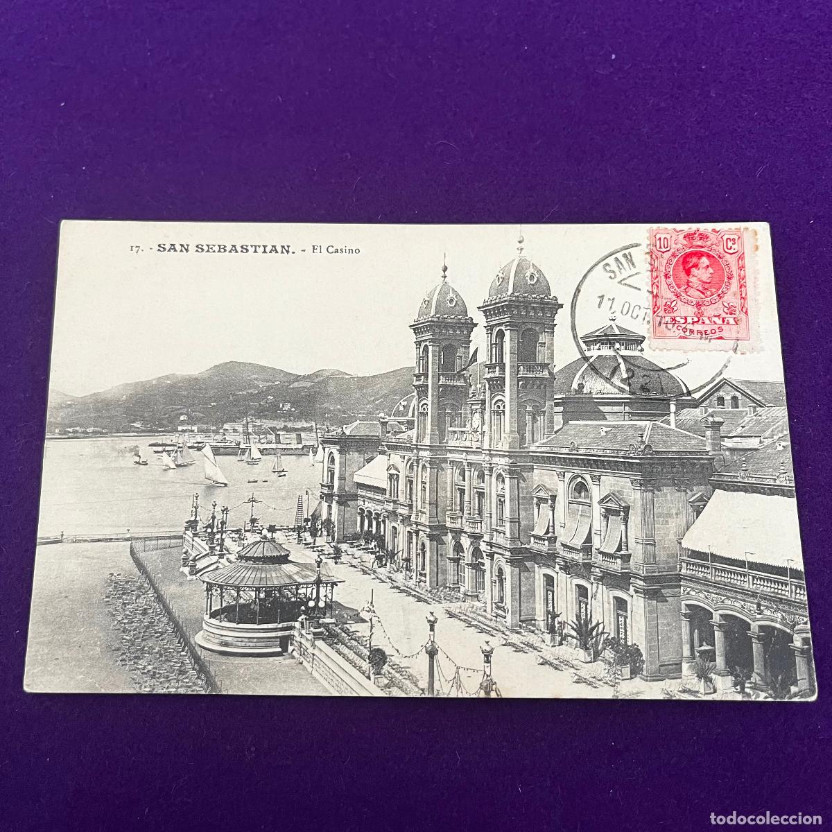 Postales: POSTAL DE SAN SEBASTIAN (GUIPUZCOA). EL CASINO.