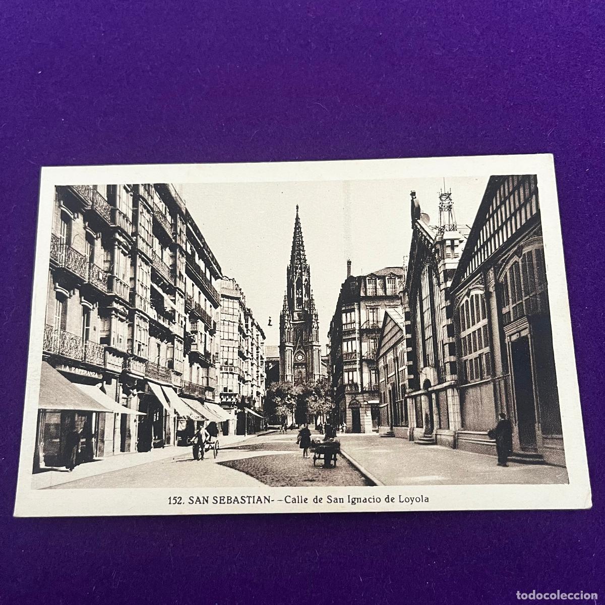 Postales: POSTAL DE SAN SEBASTIAN (GUIPUZCOA). CALLE DE SAN IGNACIO DE LOYOLA.