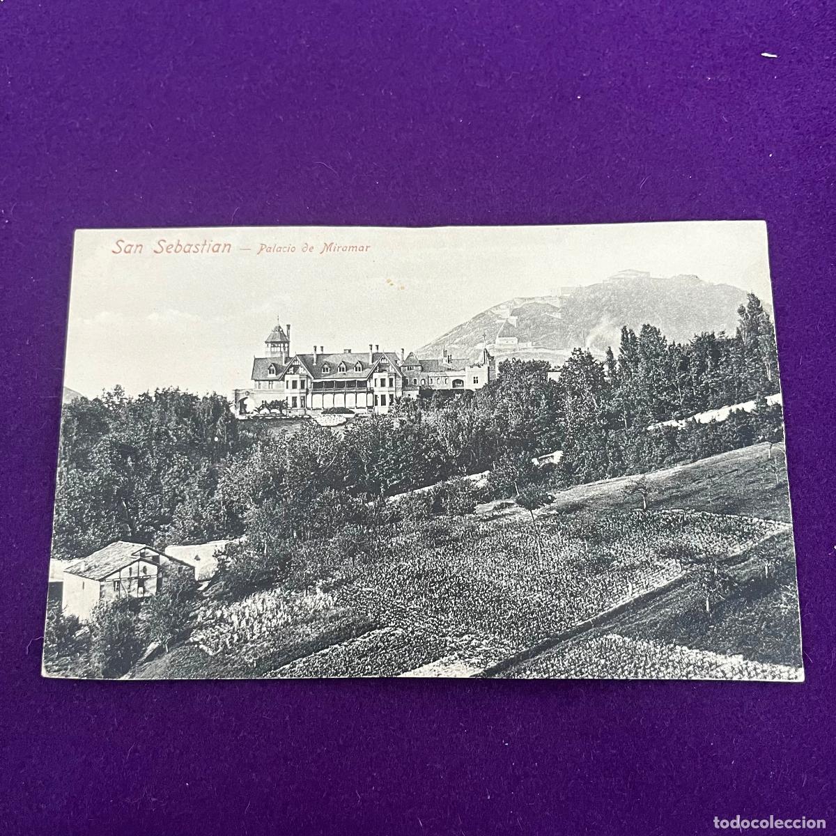 Postales: POSTAL DE SAN SEBASTIAN (GUIPUZCOA). PALACIO DE MIRAMAR.