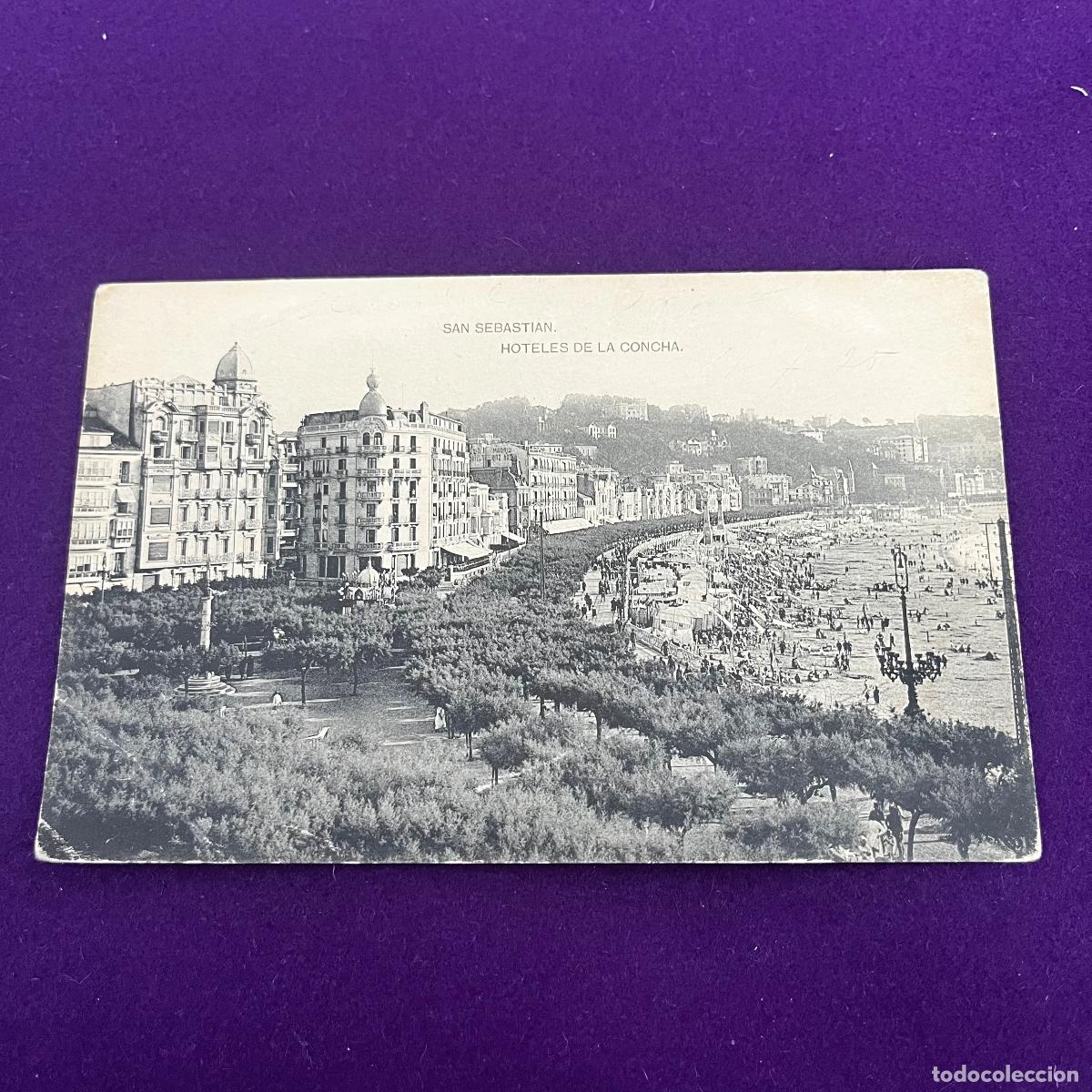 Postales: POSTAL DE SAN SEBASTIAN (GUIPUZCOA). HOTELES DE LA CONCHA.