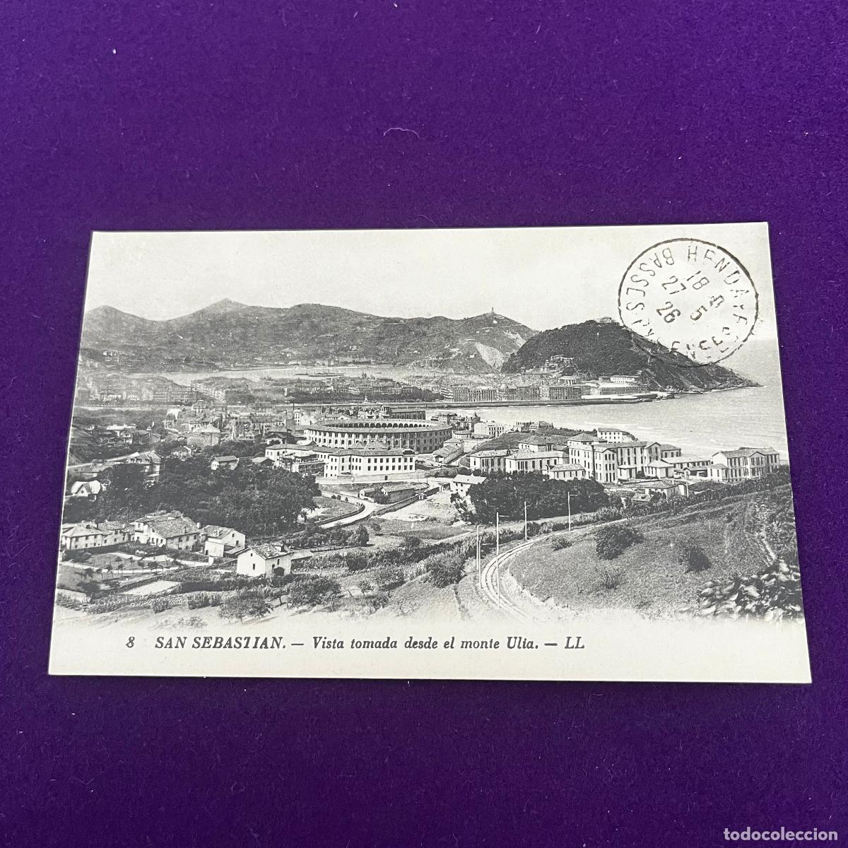 Postales: POSTAL DE SAN SEBASTIAN (GUIPUZCOA). VISTA TOMADA DESDE EL MONTE ULIA.