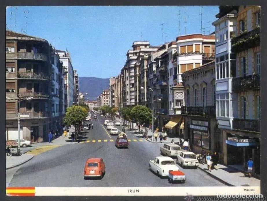 Postkarten: Ir&uacute;n. *Paseo de Col&oacute;n* Ed. Naylla n&ordm; 16. Circulada 1970.