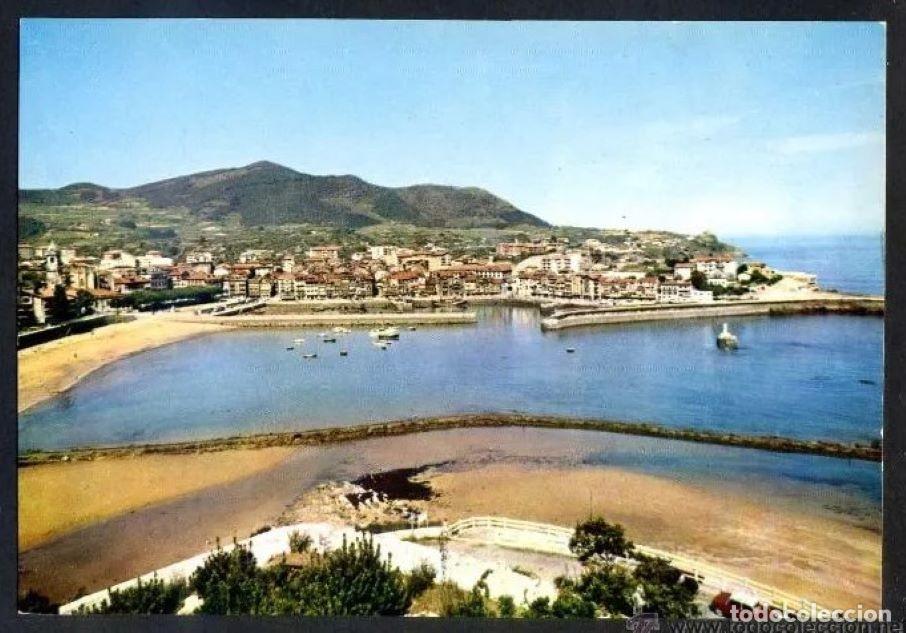 Postais: Lekeitio *Dos Playas...* Ed. Arribas n&ordm; 2002. Dorso sin escudo. Nueva.