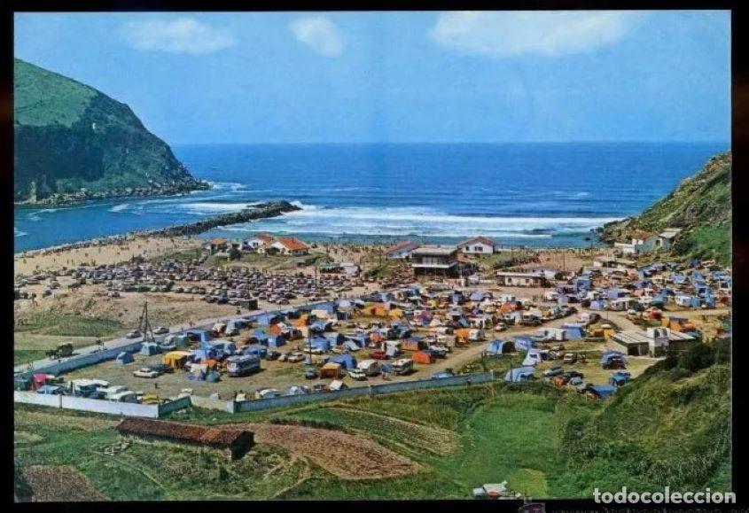 Postkarten: Orio. *Camping y Playa* Ed. Fuertes - BV n&ordm; 3. Nueva.