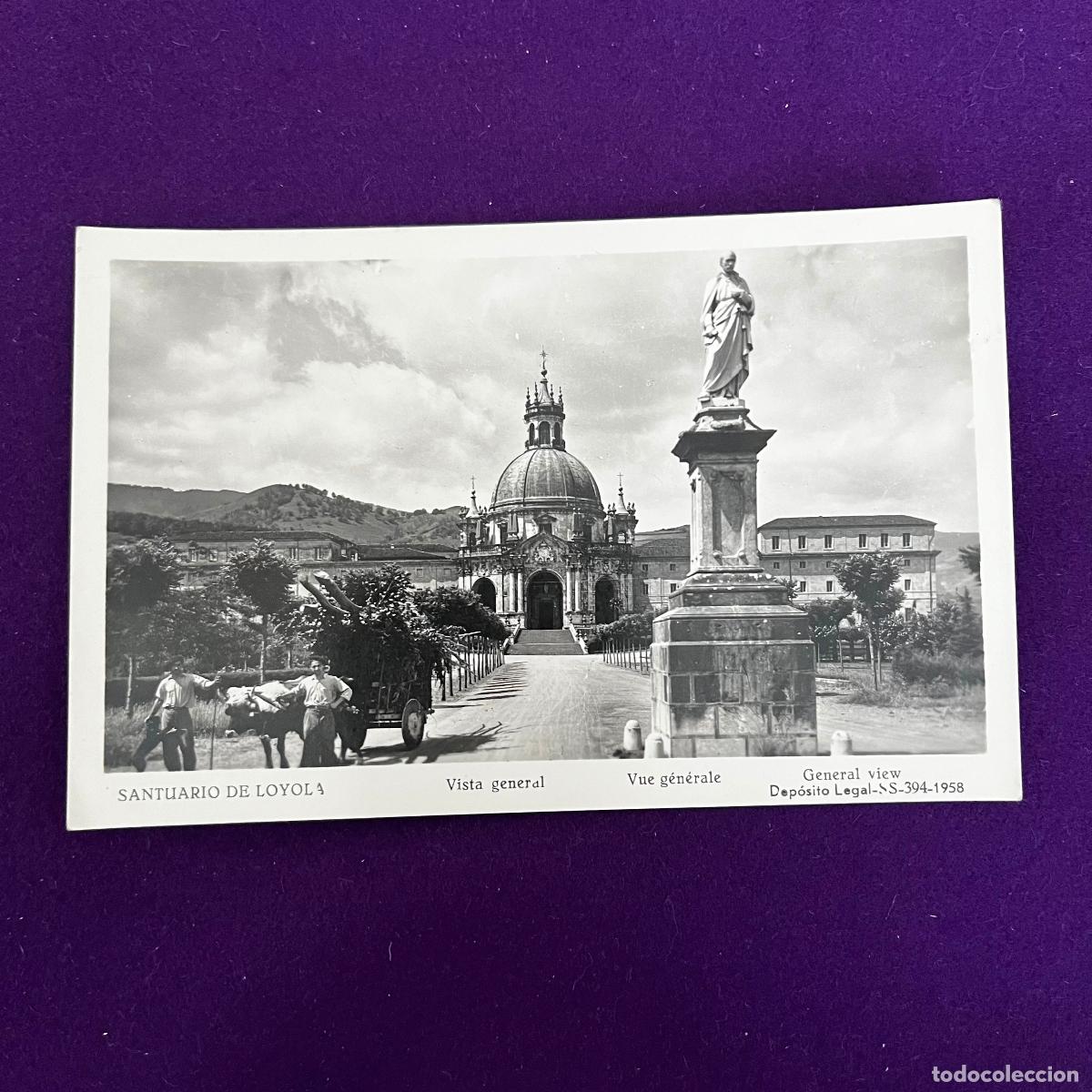 Postales: POSTAL DE LOYOLA (GUIPUZCOA). SANTUARIO DE LOYOLA. VISTA GENERAL.