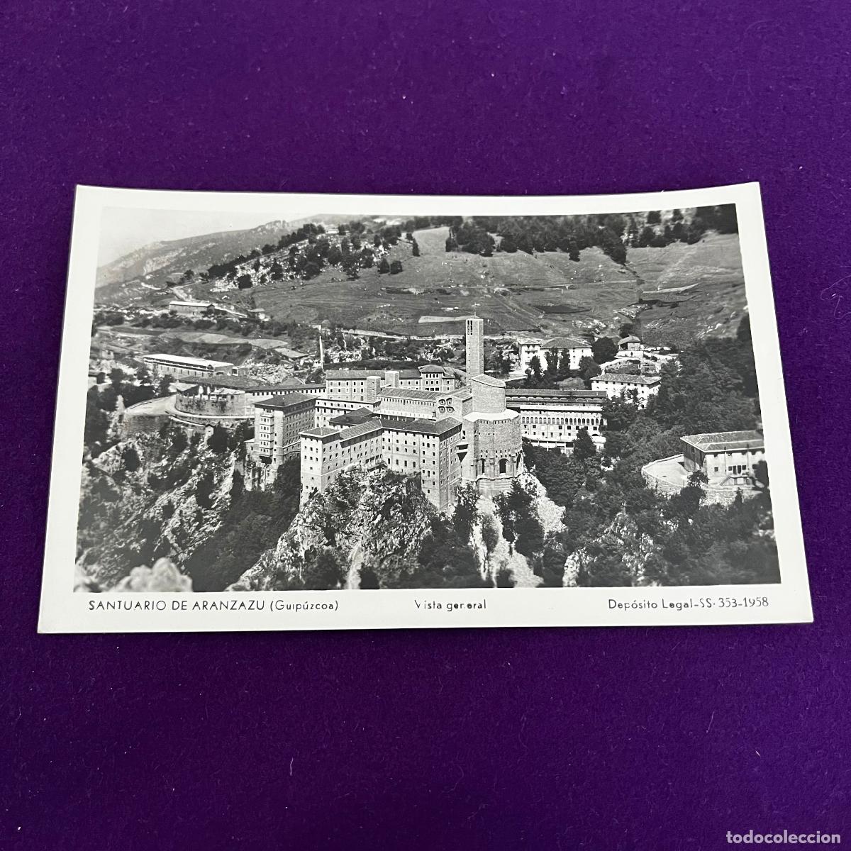 Postales: POSTAL DE ARANZAZU (GUIPUZCOA). SANTUARIO. VISTA GENERAL.