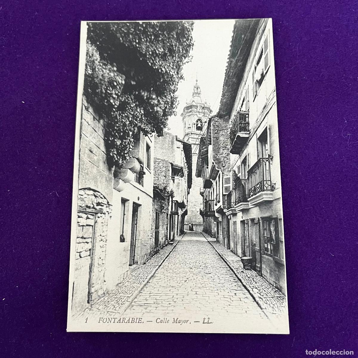 Postales: POSTAL DE FUENTERRABIA (GUIPUZCOA). CALLE MAYOR.