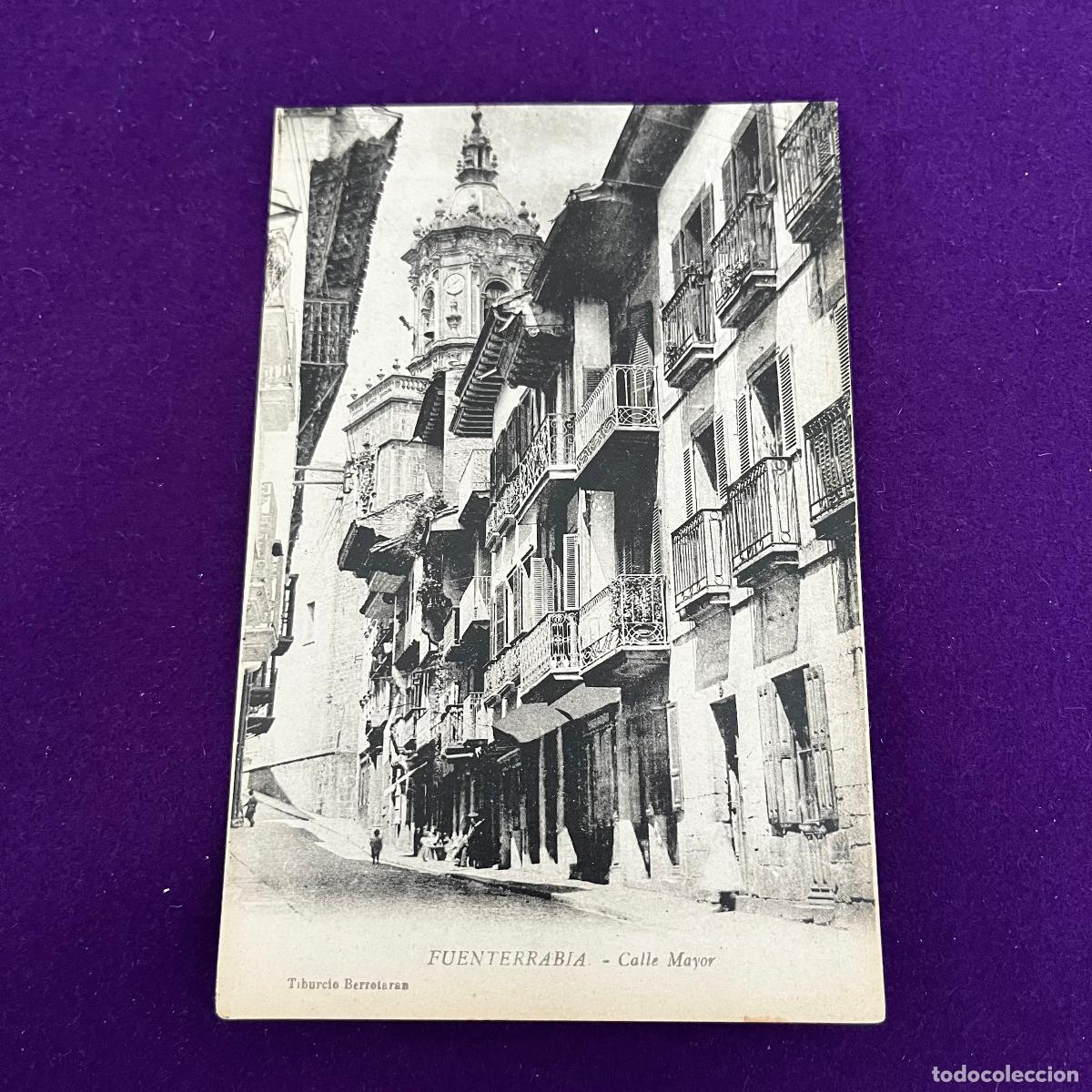 Postales: POSTAL DE FUENTERRABIA (GUIPUZCOA). CALLE MAYOR.