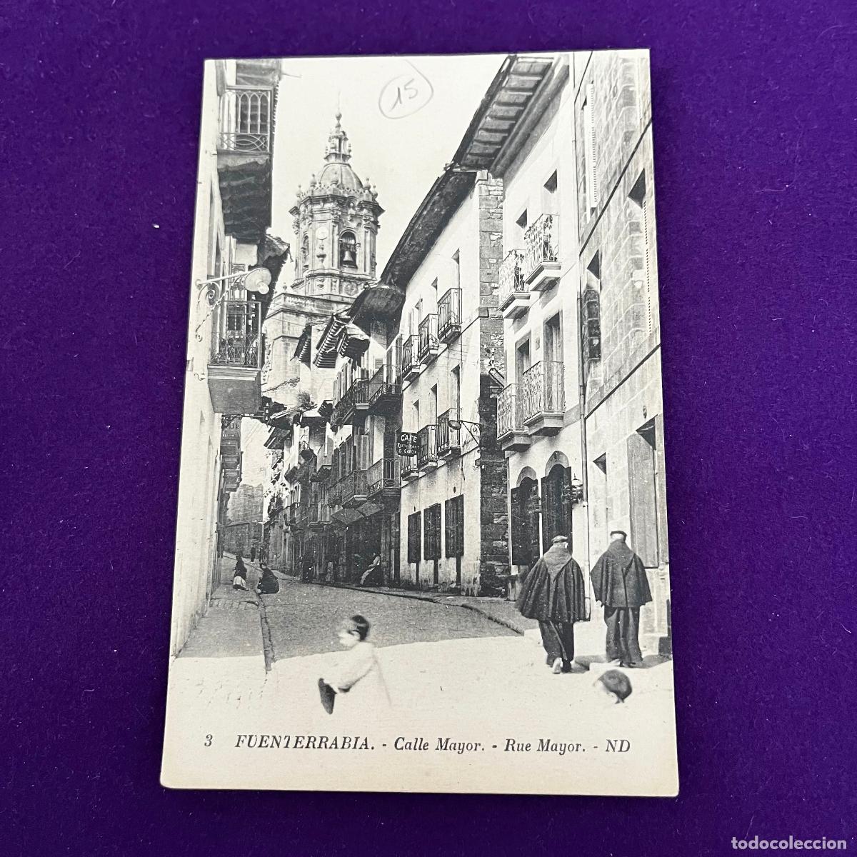 Postales: POSTAL DE FUENTERRABIA (GUIPUZCOA). CALLE MAYOR.