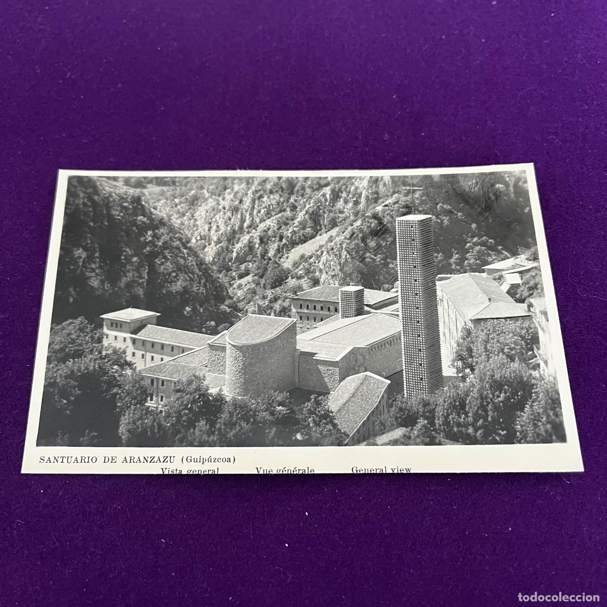 Postales: POSTAL DE ARANZAZU (GUIPUZCOA).SANTUARIO. VISTA GENERAL.