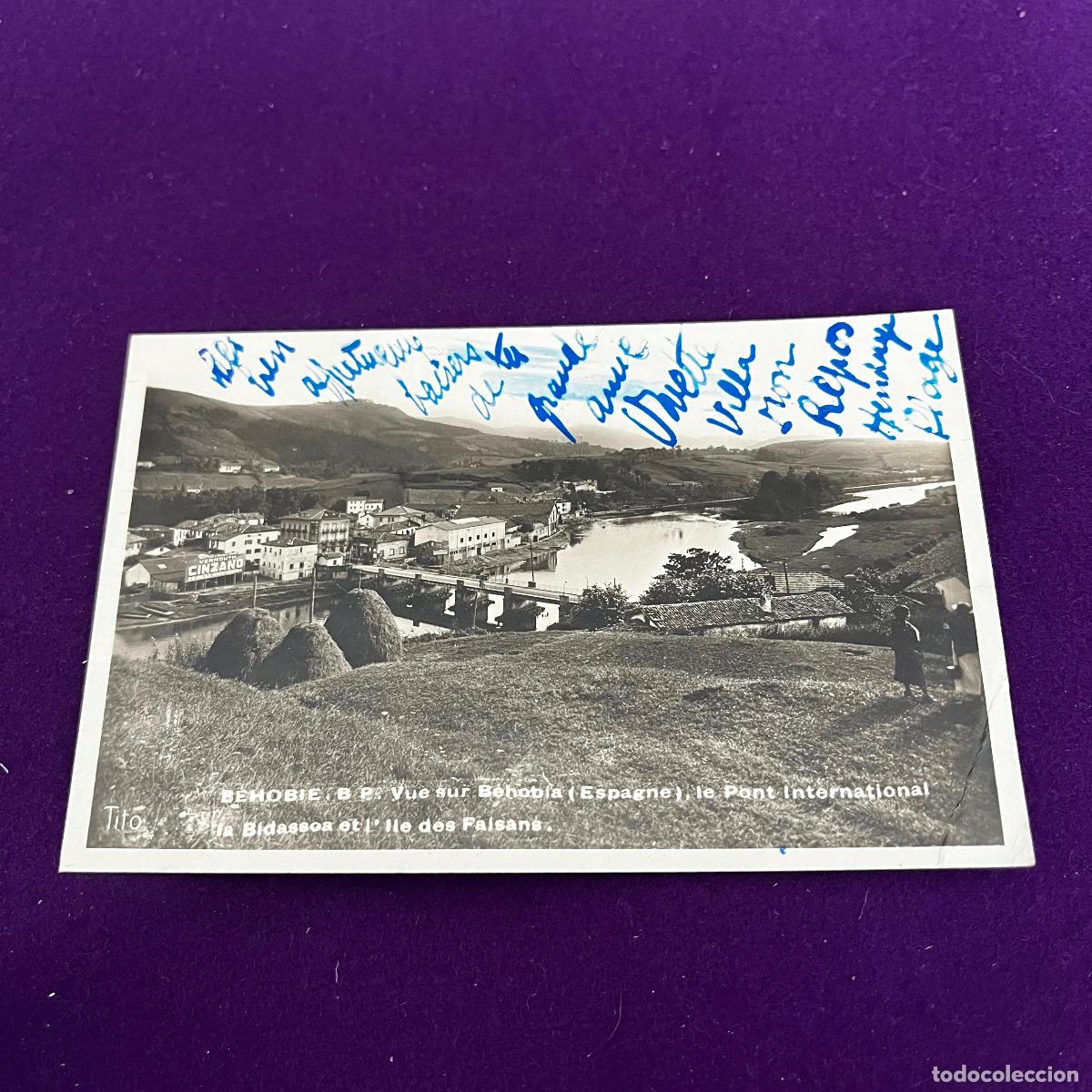 Postales: POSTAL DE BEHOBIE (GUIPUZCOA).