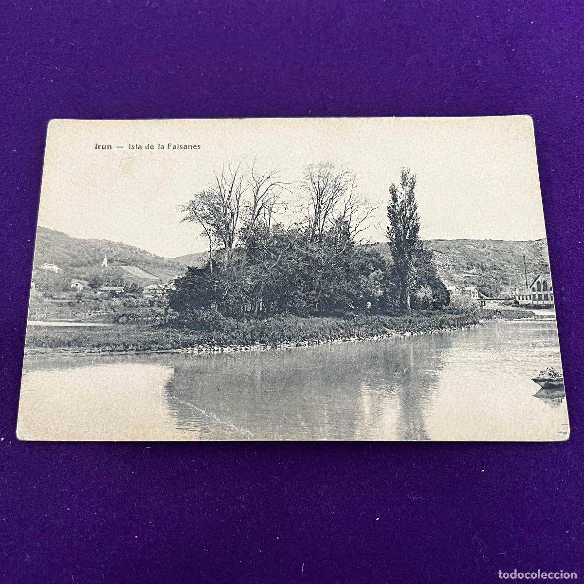 Postales: POSTAL DE IRUN (GUIPUZCOA). ISLA DE LA FAISANES.