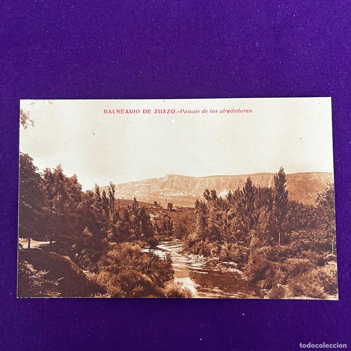 Postales: POSTAL DEL BALNEARIO DE ZUAZO (ALAVA). PAISAJE DE LOS ALREDEDORES. A&Ntilde;O 1932.
