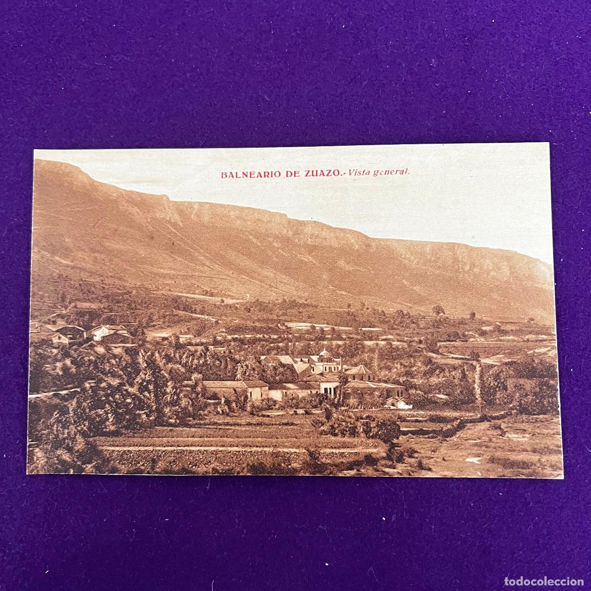 Postales: POSTAL DEL BALNEARIO DE ZUAZO (ALAVA). VISTA GENERAL. A&Ntilde;O 1932.