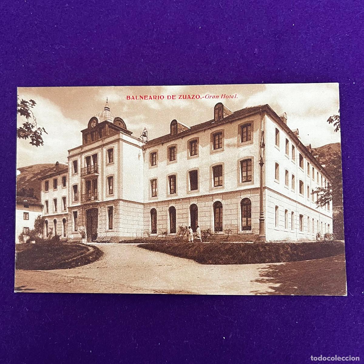 Postales: POSTAL DEL BALNEARIO DE ZUAZO (ALAVA). GRAN HOTEL. A&Ntilde;O 1932.