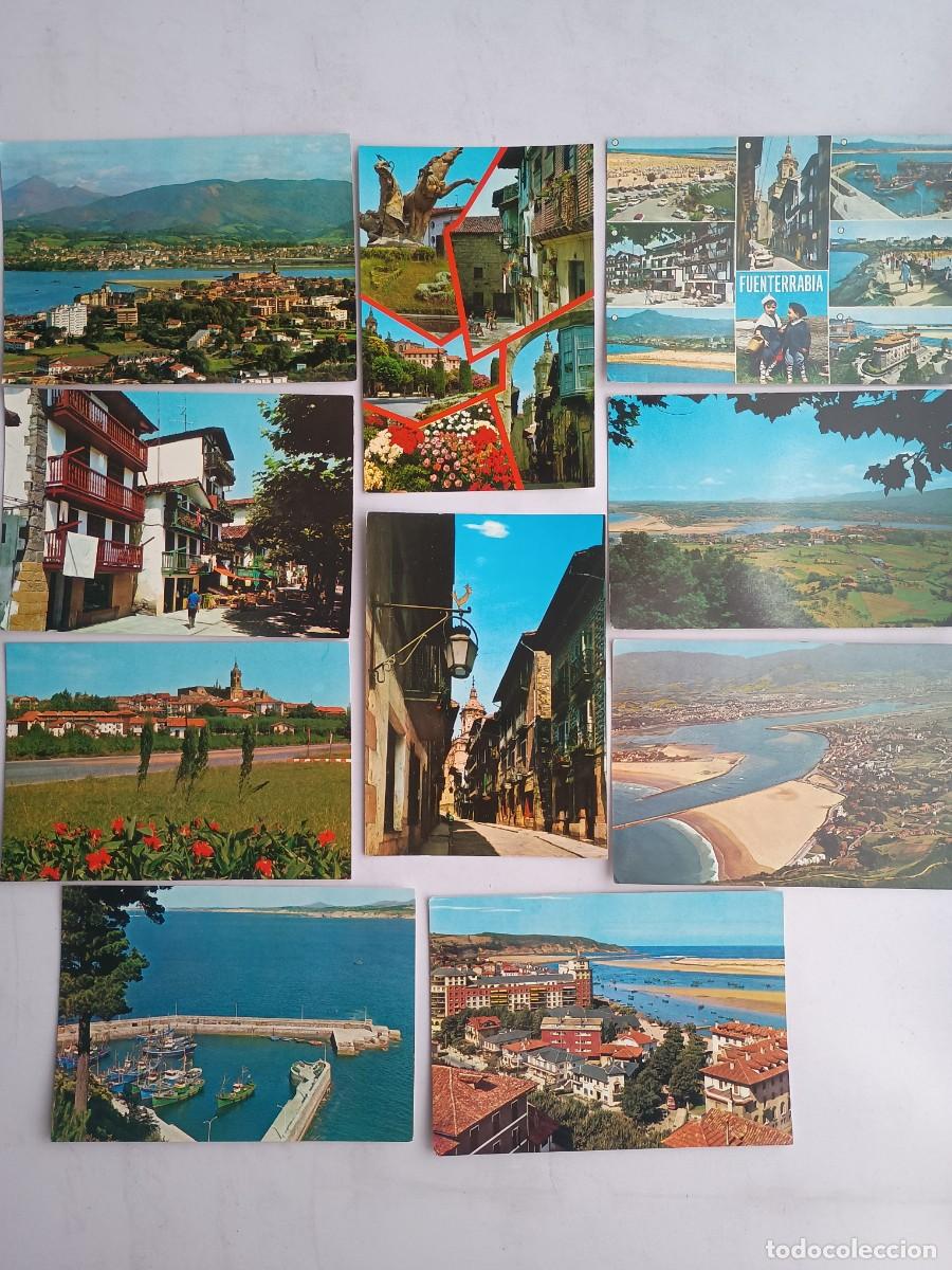 Postales: LOTE 10 POSTALES FUENTERRAB&Iacute;A - SIN CIRCULAR - A&Ntilde;OS 60