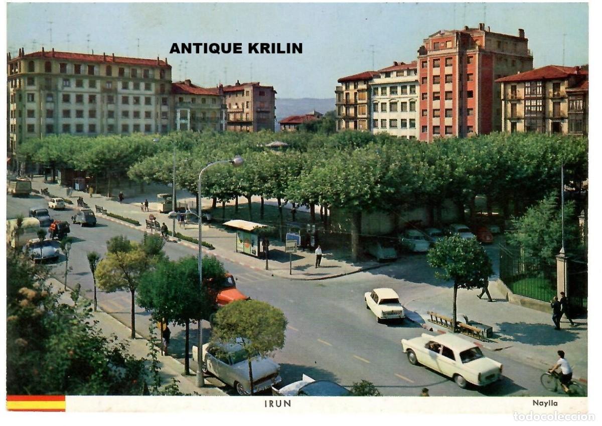 Postales: IRUN / PLAZA DE ESPA&Ntilde;A / EDICION NAYLLA , FOTO MANIPEL / SIN FRANQUEAR