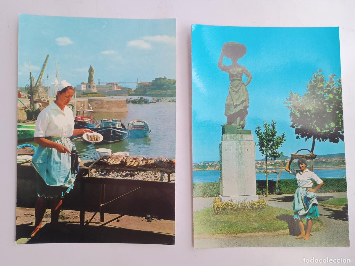 Postales: SANTURCE MONUMENTO A LA SARDINERA Y SARDINERA T&Iacute;PICA - SAN CAYETANO 7320, 7337 - SIN CIRCULAR