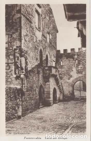 Postales: FUENTERRABIA SIN ESCRIBIR CALLE DEL OBISPO