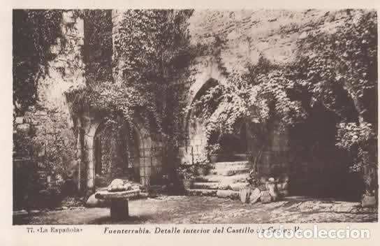 Postales: FUENTERRABIA SIN ESCRIBIR CASTILLO CARLOS V