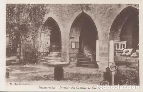 Postales: FUENTERRABIA SIN ESCRIBIR CASTILLO CARLOS V