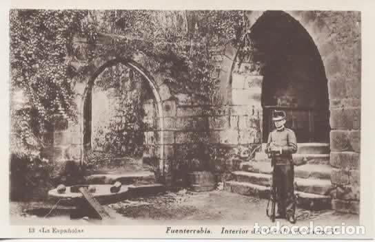 Postales: FUENTERRABIA SIN ESCRIBIR CASTILLO CARLOS V