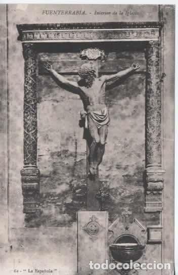 Postales: FUENTERRABIA SIN ESCRIBIR INTERIOR IGLESIA