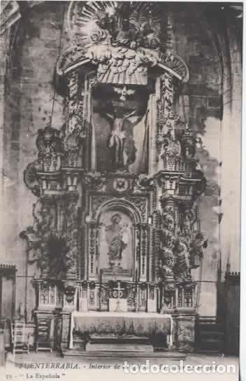 Postales: FUENTERRABIA SIN ESCRIBIR IGLESIA ALTAR SAN JOSE