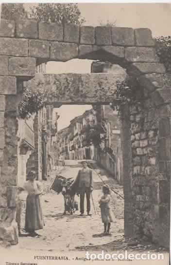 Postales: FUENTERRABIA SIN ESCRIBIR PUERTA DE SAN NICOLAS