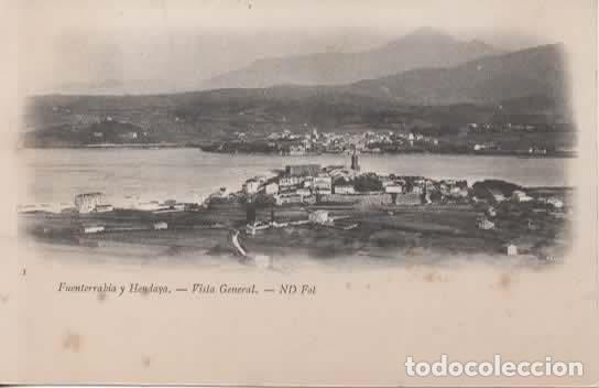 Postales: FUENTERRABIA DORSO SIN DIVIDIR - Foto 1