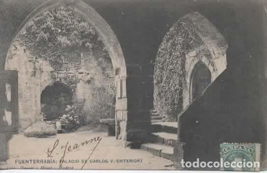 Postales: FUENTERRABIA ESCRITA 1909 PALACIO CARLOS V